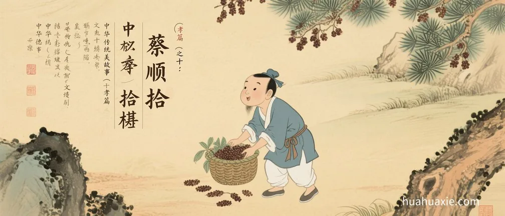 中华传统美德故事（孝篇）之十：蔡顺拾椹