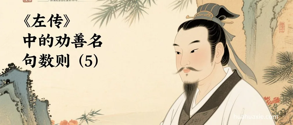 《左传》中的劝善名句数则（5）